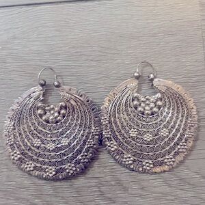 Arracadas de Jerez doble vista 925 plata mexicana